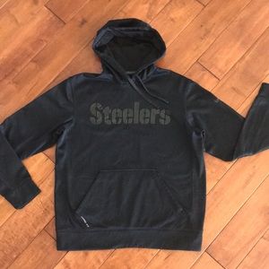 Steelers Black Therma-Fit Sweatshirt Sz M